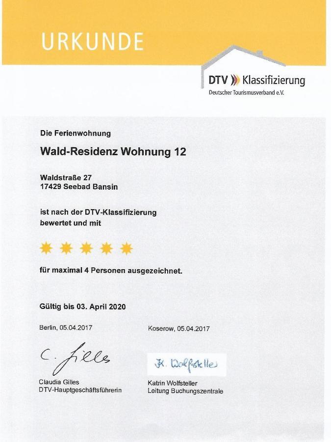 Wald-residenz Bansin Heringsdorf (Usedom)